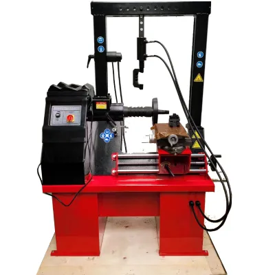 Full Automatic Rim Repair Machine Alloy Wheel Processing Machine With Full Teeth Dual Cylinder Jack