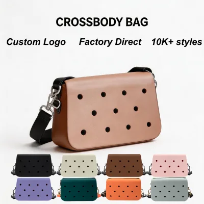 Factory Wholesale EVA Perforated Hole Crossbody Bag Unisex Waterproof Mini Shoulder Bag Custom Logo