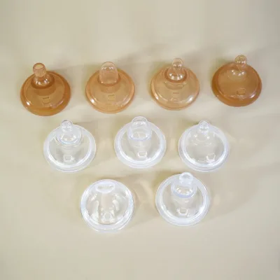 BAOHUI Wholesale Bulk Wide Neck Wide Mouth 56mm Liquid Silicone Feeding Natural Nipple Anti Colic for Infant Baby Bottle