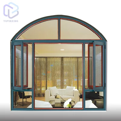 European Style Black Aluminum Alloy Burglar Proof Double Glazed Windows Doors Custom for Household Replacement