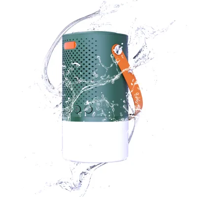 IP66 Waterproof Wireless Speaker with 30H Battery 5 Lighting Modes Magnetic Charging TF AUX for Camping Beach Hiking Travel