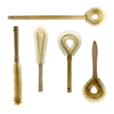 Wooden Long/short Handle Kitchen Pan Pot Cleaning Eco-friendly Natural Coconut Dish Brush