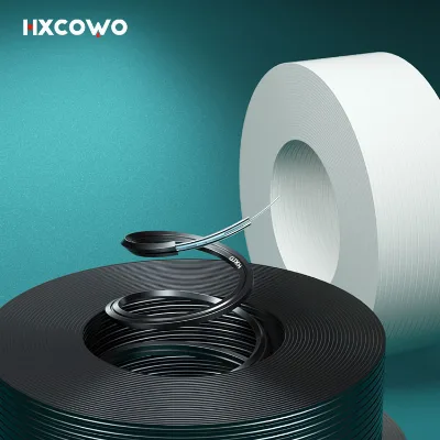 HXCOWO Free Samples G652D/G657A LSZH Sheath GJXH FTTH 1 Core Single Mode Fiber Optical Cable