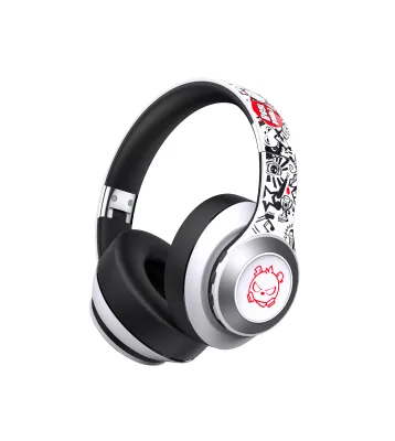 2023 Christmas Gift LED Light Changing Wireless Bluetooth Music Headphones Gaming Headset With Noise Cancelling Headphone