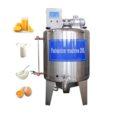 High Quality Small Size 120l 105 Liter Fruit Pulp 500 100 Litre Egg Milk Juice Pasteurizer Machine Pasteurization Tank for Sale