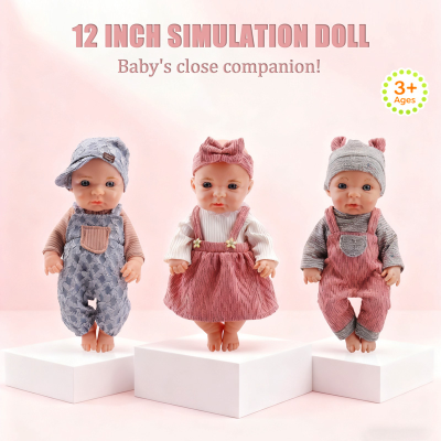 12 Inch Baby Dolls ,Simulated Baby Sound,Environmental Material Soft Tuch,Great Gift for 3+ Year Girls,Toys Doll for Kids
