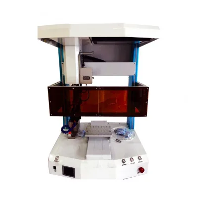 Good Quality PC Systems Touch Screen 4 Axis Soldering Machine with protection Door