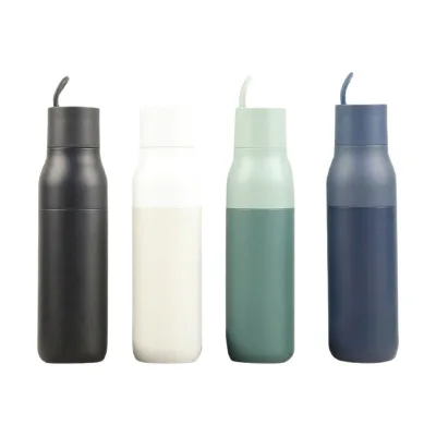 Exquisitely Designed Eco-Friendly Large-Capacity Stainless Steel Lightweight Portable Travel Straw Water Bottle Insulated Cup