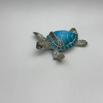 YIWU BAIWEN Cayman Islands Tourist Souvenir Resin Turtle Fridge Magnet can customizable
