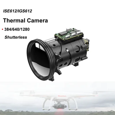 Continuous Zoom 28~90mm/30~180mm Thermal Camera 640X512 Infrared Camera Core NETD ≤20mK Object Detection GSTIR Detection ISE612