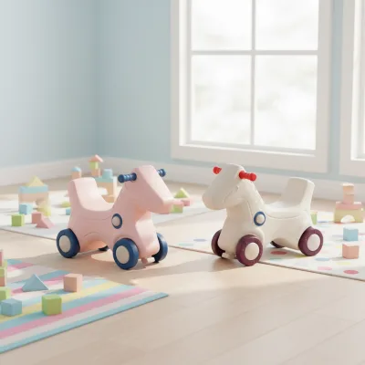 Promotion Rocking Horse Eco-Friendly Baby Riding Toy Preschool Baby Riding Toy Preschool Kindergarten Rocking Horse Toys