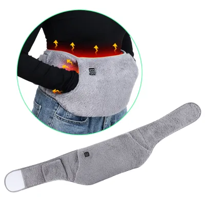 USB Electric Hot Compress Period Cramp Warm Uterus Belt Hand Warmer Menstrual Heated Pad Pain Relief Waist Abdominal Massager
