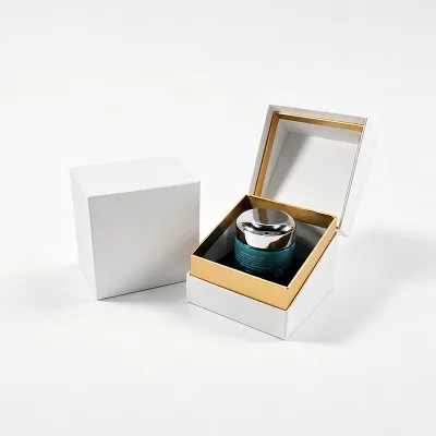 Eco-friendly Rigid Paper Perfume Gift Box Custom Logo Sustainable Biodegradable Cardboard Perfume Packaging Box