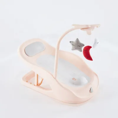 Baby Bath Chair Folding With Height Adjustment for Newborn Infants Soft Bath Chair