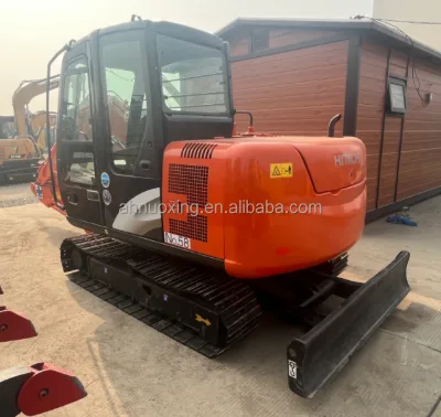 Second-Hand Japanese Original Hitachi ZX60 ZX70 Hydraulic Excavator 6-7 Ton with Core Components Engine and Motor Gearbox