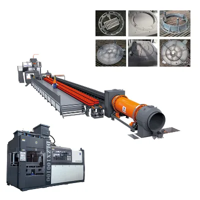 PLC-controlled, Servo-driven Tight Fully-Automatic Foundry Molding LIne with Sand Supplying LIne and Open Conveyer LIne