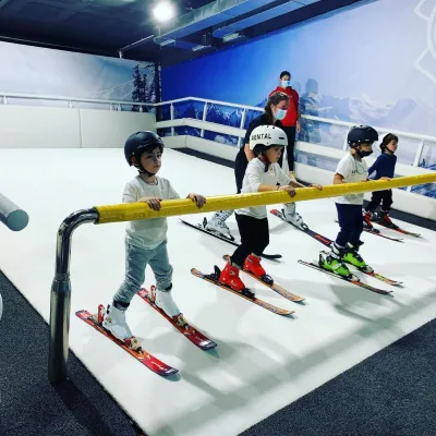Realistic Year-Round Indoor Skiing Equipment Training System for Commercial Ski Schools and Sports Centers