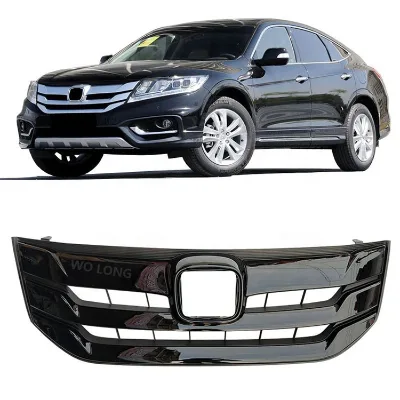 Car Accessories Body Kit Black Front Grille For HONDA CROSSTOUR 2014 2015 2016