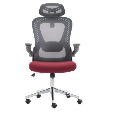 Commercial Ergonomic Chair Wholesale Cheap Ergonomic Office Chair Passed Standard Grey Red Full Mesh Office Chair