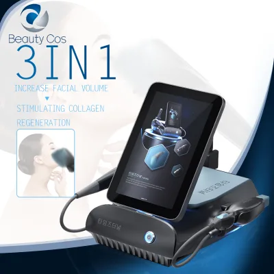 Beautycos 3 Handle 50D Hifu Portable Hifu Facial Y Hifu Corporal Y Skin Tightening 50d Facial and Body Machine