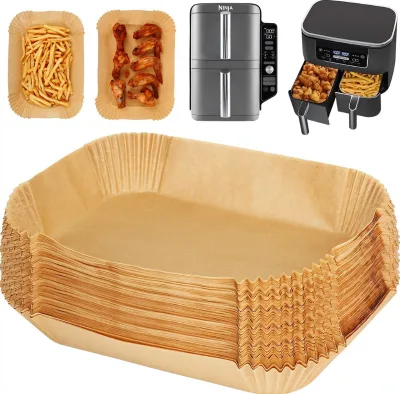 Heat Resisting Oven Safe Parchment Paper Liners for Ninja Double Stack Air Fryer Accessories