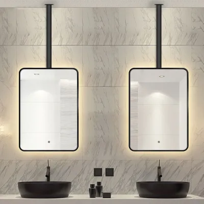Rectangle Mirror for Villa Hotel Project Double Sided Beauty Salon Mirror Suspended Ceiling Panels Mirror