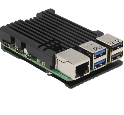 Raspberry Pi 5 Case | Passive Cooling| Aluminum Alloy Armor Enclosure for Pi 5