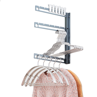 Factory Direct  Wall Mounted High QualityHome Laundry Storage Clothes Drying Rack