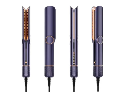 Professional 2-in-1 Electric Dry Hair Straightener LED Display High Speed Temperature Control No Hair Damage for Household Use