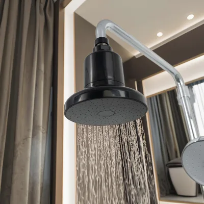 Daily Use Shower Head Filter High Pressure Water Filtration System Shower Filter Head Overhead Bathroom Accessory