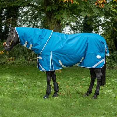 Jiangxi Fanfaree 1200 Denier Water Proof Breathable Large Size Winter Blue Horse Rugs Keep Warm