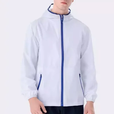 Waterproof Windproof Rainproof Storm-Proof Winter Men's Women's Outdoor Thin Zipper Coat Black