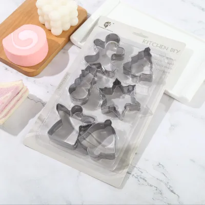 Christmas Series Cookie Cutter Set Baking Tool and Cake Mold for Pastry & Chocolate Kitchen Accessories & Supplies