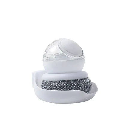 High Quality Press Type Liquid Adding Dishwashing Brush Multi-Purpose Mini Kitchen Cleaning Brush Suspension Direct Manufacturer