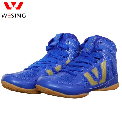 Lightweight Non-slip Wear-resistant Professional Competition Wrestling Boxing Shoes for Men