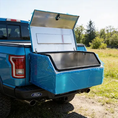 Lightweight Aluminum Waterproof Camper Box Truck Quick-Release Mounts Lockable Compartments Outdoor 1000-2000L Capacity Tool