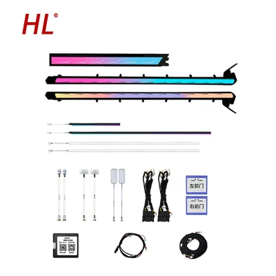 Professional Grade Car Interior Multi Source Lighting Color Changing Crystal Dynamic Ambient Lightfor Porscche 911 992 2019-2026