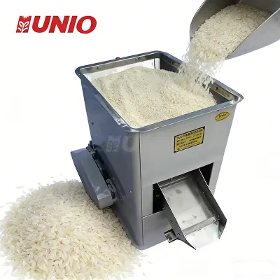 Clean White Rice Machine Removes Sand Glass Soil From Paddy Millet Corn Soybean for Safe Cooking Destoner Machine