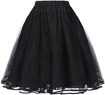 Women's Petticoat Crinoline 50's Christmas Tutu Underskirts 3 Layers