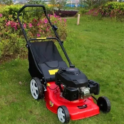 Hot Selling DIY Grade 18-Inch Lawn Mower Zero Rotation Gasoline Engine Driven Folding Handle Grass Box Perfect Gardening Tool