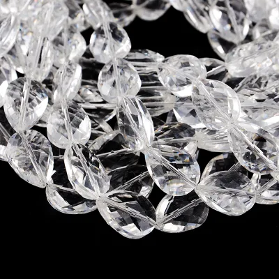 2019 Fashion Multicolor Crystal Glass Plated Beads Twist Bead
