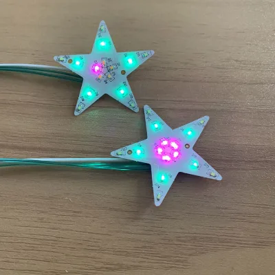 Mini LED Shoe Lights with Star Shape Design Kids' Battery Operated Motion Sensor Shoes New Design