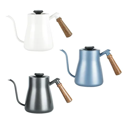 Q  Fast Shipping 850ml Pour Over Kitchen Accessories Carafe Drip Coffee Pot Stainless Steel Filter Coffee Dripper