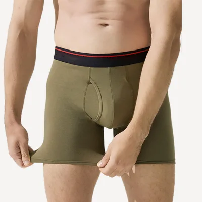 OEM ODM Mix Size Colors Bamboo Milk-silk Boxer for Men's High Quality Briefs and Boxers