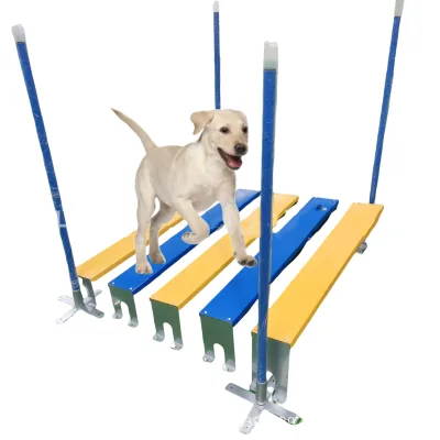 USMILEPET Best Seller Pet Agility Training Long Jump Board FCI Agility Sport Training Equipment With Poles