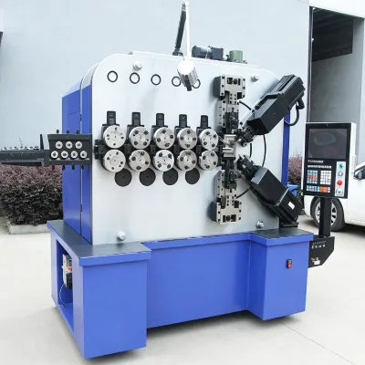 6-Axis Rectangular Spring Coiling Machine Automatic Spiral Machine PLC Motor 380V 10kW 1 Year Warranty 4500kg 2025