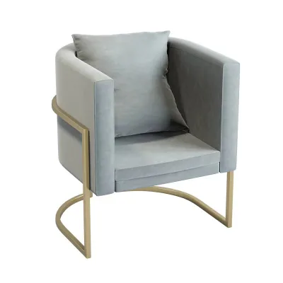 Hot-selling Cheap Metal Legs Fabric Upholstered sofa chair