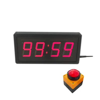 Popular Family Party Luck Challenge 10 Seconds LED Red Digital Countup Clock 10-second Game Timer Sports Entertainment