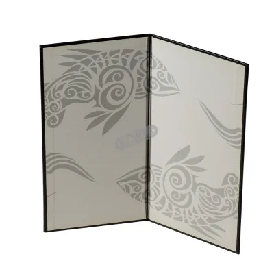 Menu Restaurant Customized Food Pizza Paper Menu Custom Wire Menu Holder