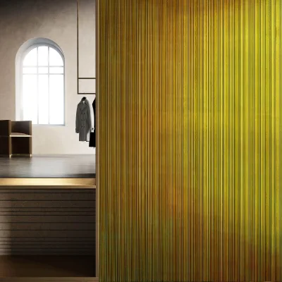 Imitate Changhong Glass Partition Rainbow Colors Semi-partition Luxury Wallcoverings for Commercial Room